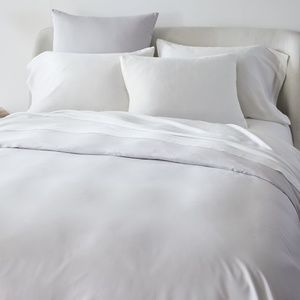 Gray Tencel West Elm Duvet Cover - Queen Sized